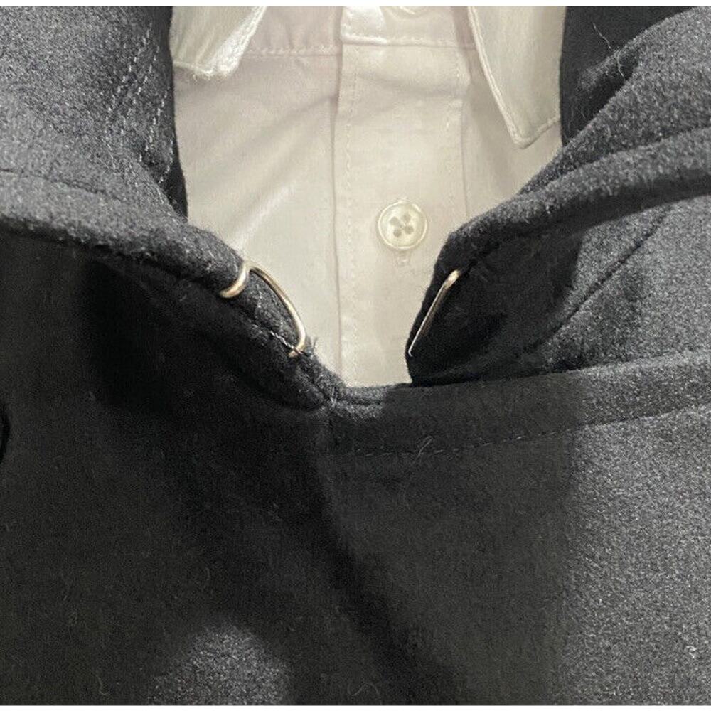 Tommy Hilfiger Women's Double-Breasted Wool Peacoat, Black, Size XL NEW‎ - Picture 4 of 12